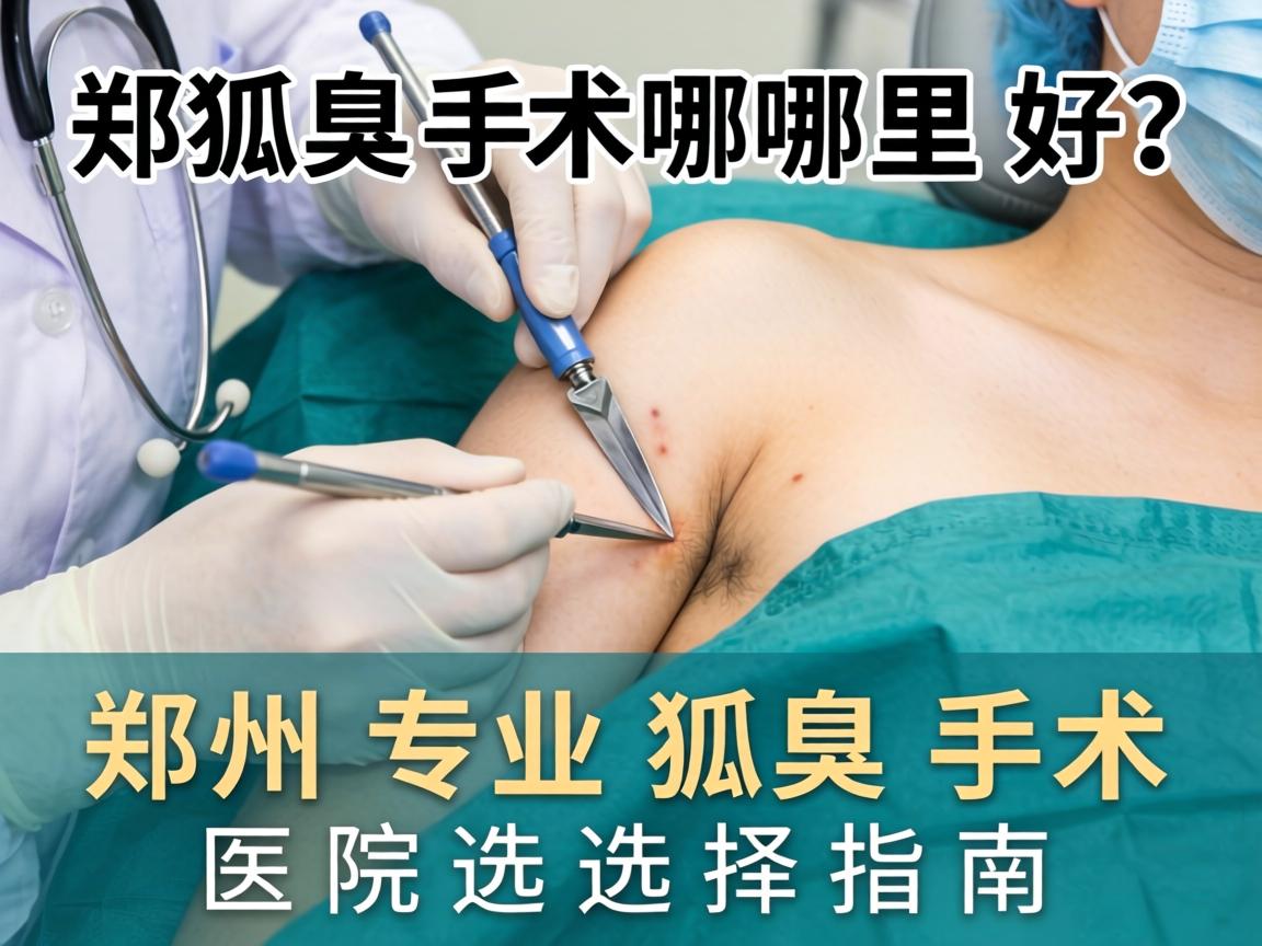 郑州狐臭手术哪里好？郑州专业狐臭手术医院选择指南