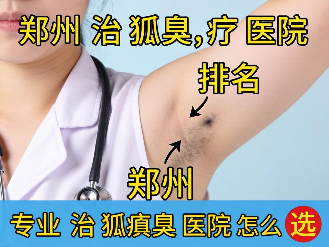 郑州治狐臭医院排名解析，郑州专业治狐臭医院怎么选