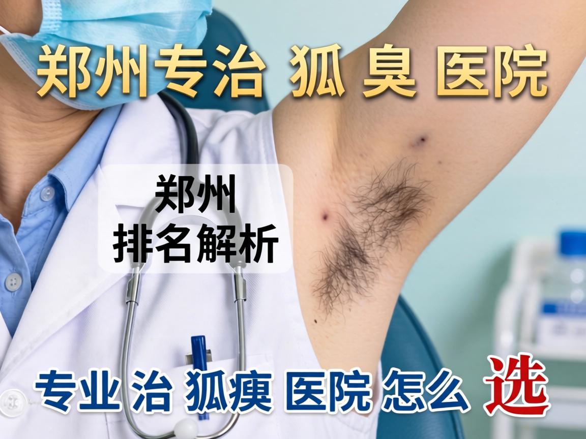 郑州治狐臭医院排名解析，郑州专业治狐臭医院怎么选