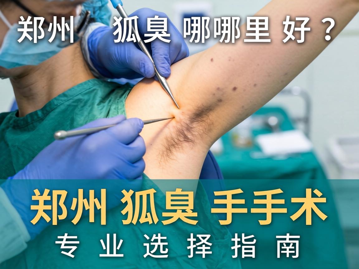 郑州狐臭手术哪里好？郑州狐臭手术专业选择指南