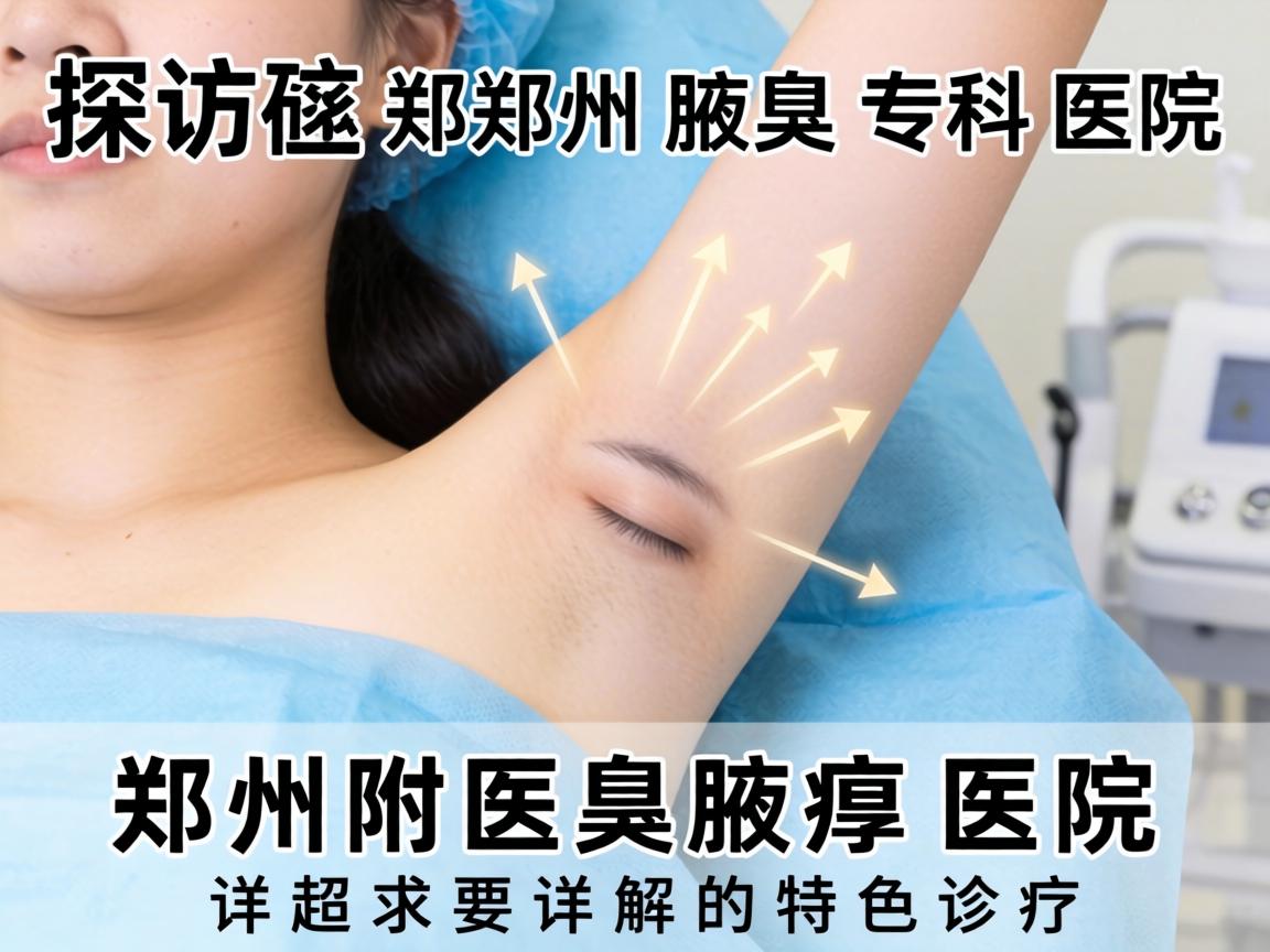 探访郑州腋臭专科医院，详解郑州附医腋臭医院的特色诊疗