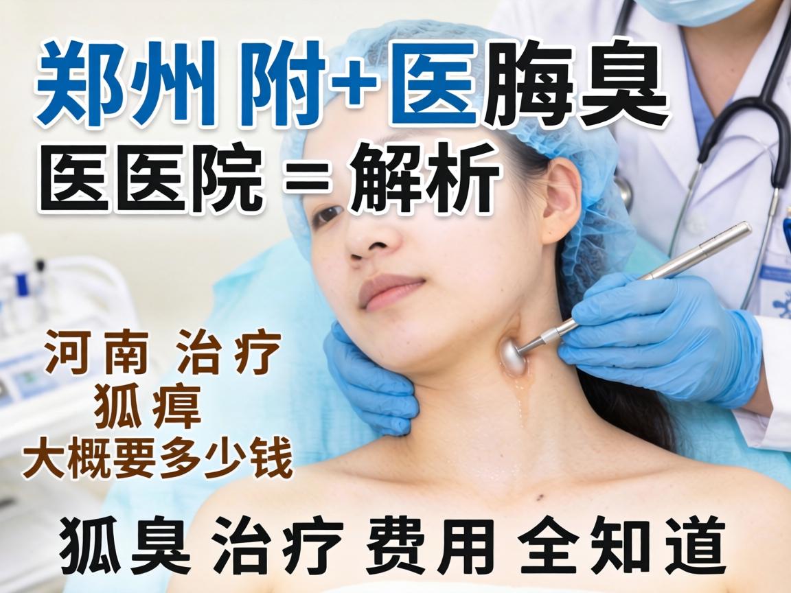 郑州附医腋臭医院解析，河南治疗狐臭大概要多少钱，狐臭治疗费用全知道