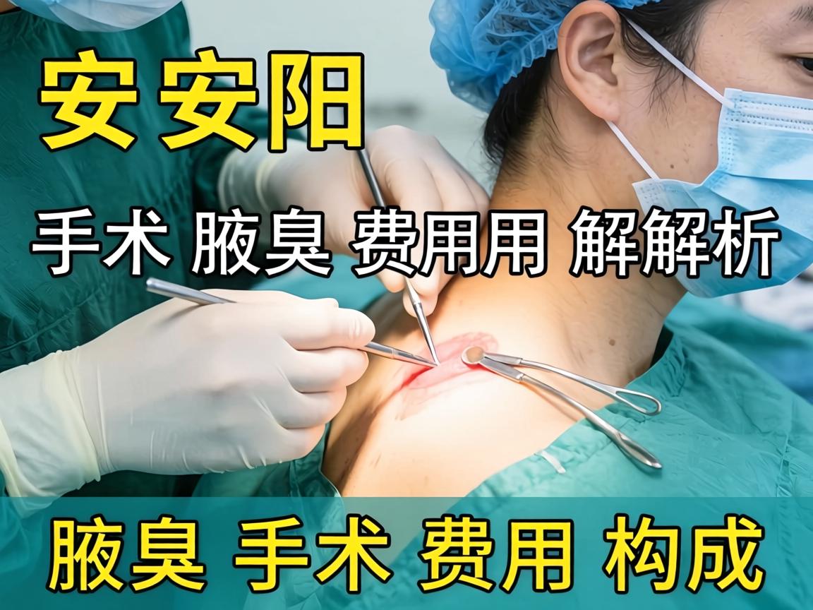 安阳手术腋臭费用解析，深度解读腋臭手术费用构成