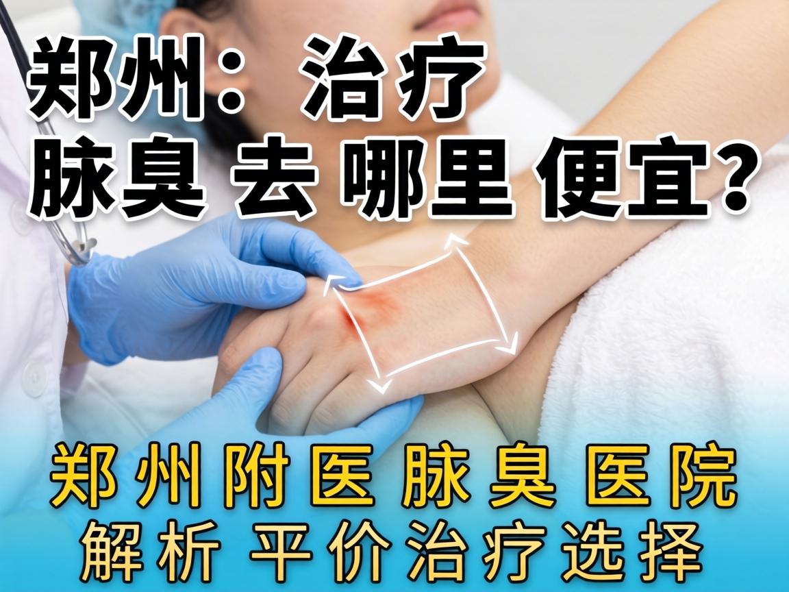郑州治疗腋臭去哪里便宜？郑州附医腋臭医院解析平价治疗选择