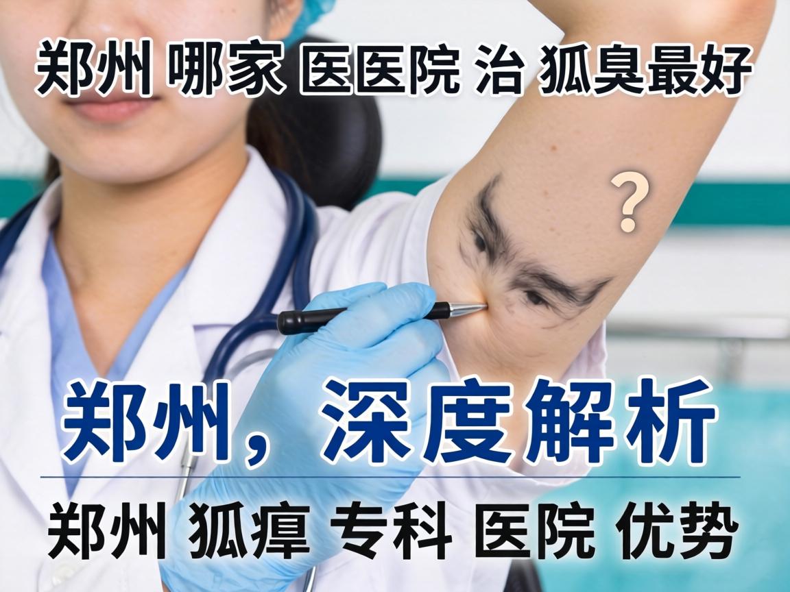 郑州哪家医院治狐臭最好？深度解析郑州狐臭专科医院优势