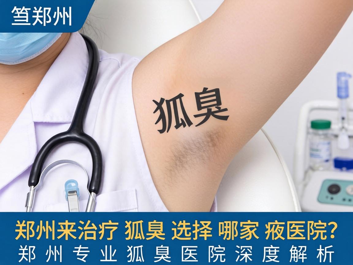 郑州治疗狐臭选择哪家医院？郑州专业狐臭医院深度解析