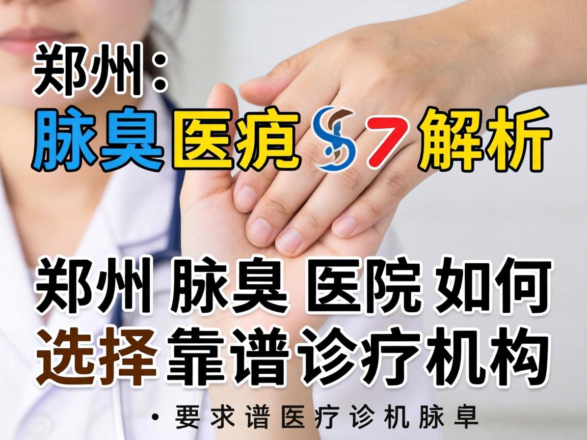 郑州腋臭医院解析，郑州腋臭医院如何选择靠谱诊疗机构