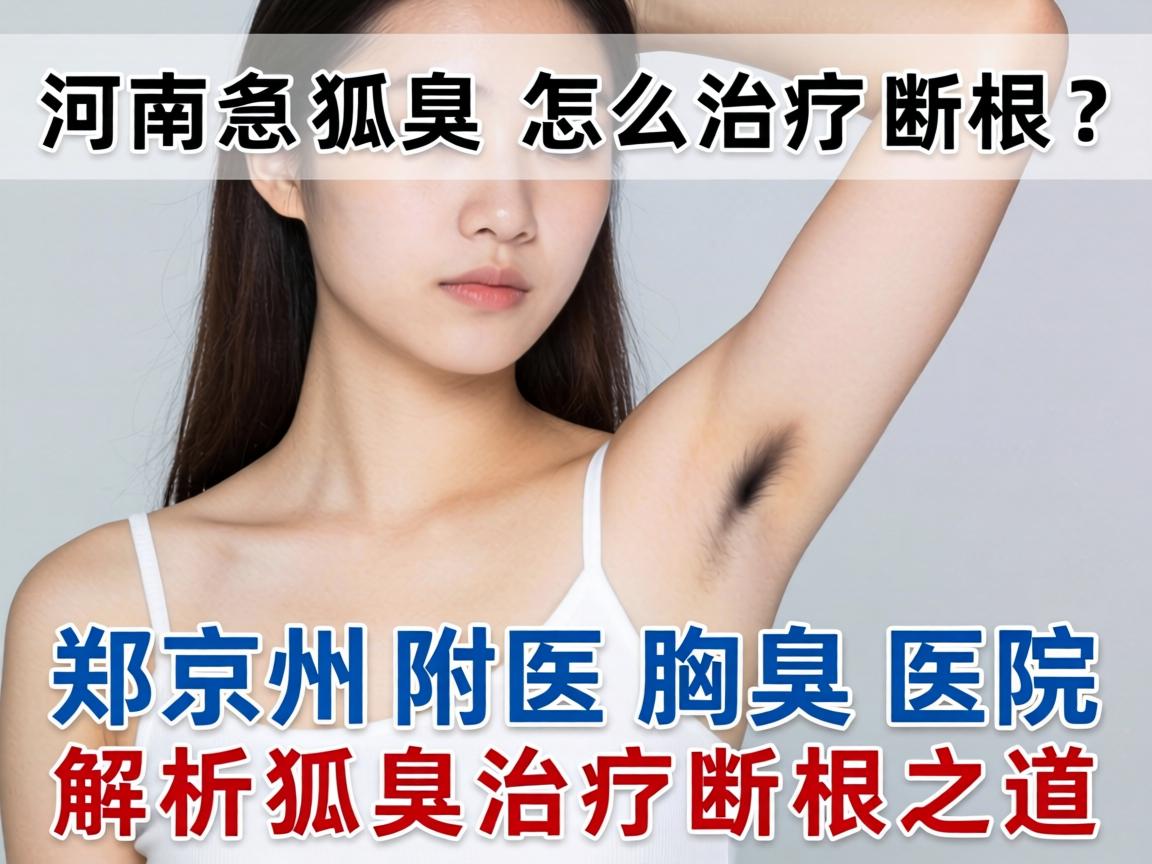 河南狐臭怎么治疗断根？郑州附医腋臭医院解析狐臭治疗断根之道