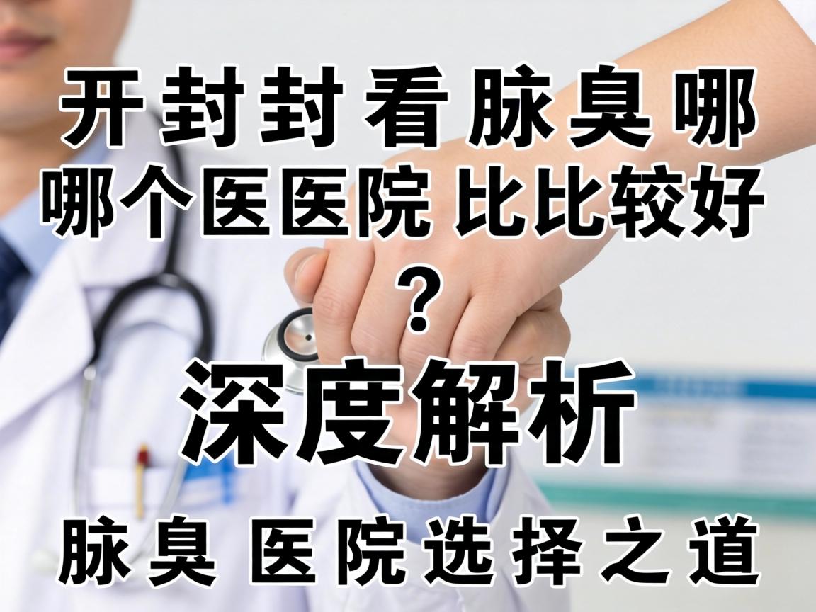 开封看腋臭哪个医院比较好？深度解析腋臭医院选择之道