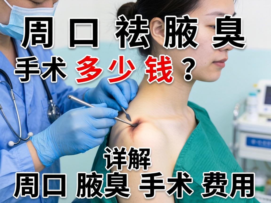 周口祛腋臭手术多少钱？详解周口腋臭手术费用