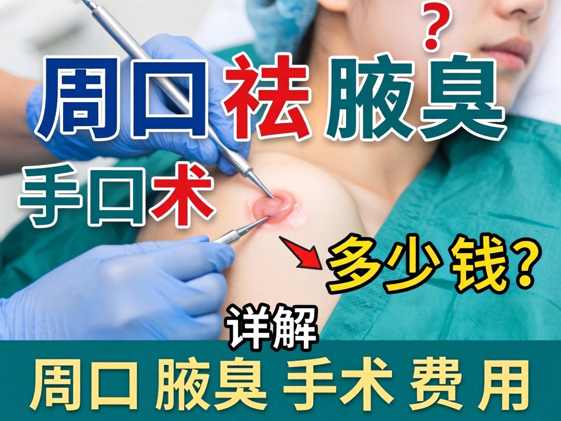 周口祛腋臭手术多少钱？详解周口腋臭手术费用