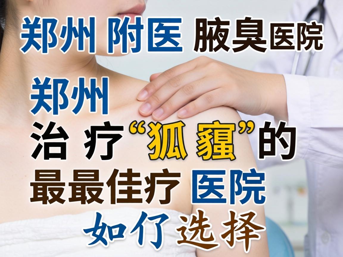 郑州附医腋臭医院解析，郑州治疗狐臭的最佳医院如何选择