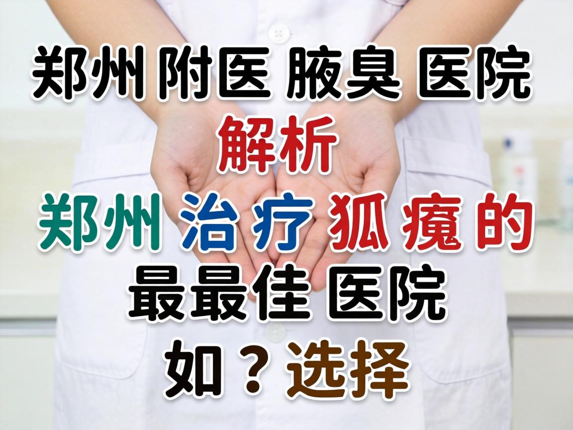 郑州附医腋臭医院解析，郑州治疗狐臭的最佳医院如何选择
