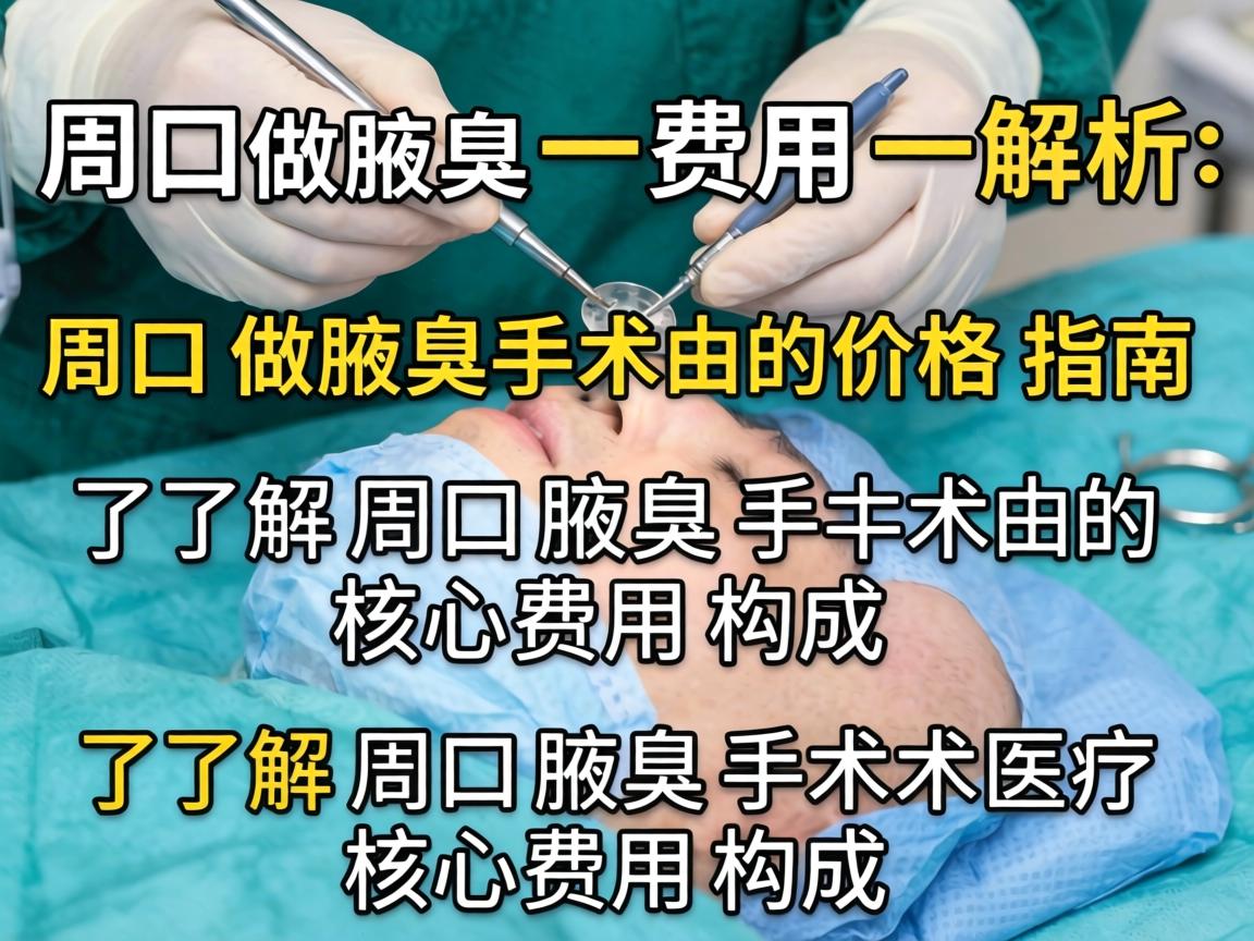 周口腋臭手术费用解析，周口做腋臭手术的价格指南
了解周口腋臭手术的核心费用构成