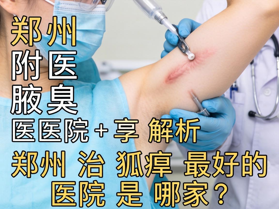 郑州附医腋臭医院解析，郑州治狐臭最好的医院是哪家？