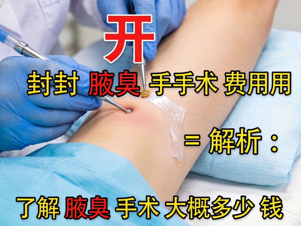 开封腋臭手术费用解析，了解腋臭手术大概多少钱