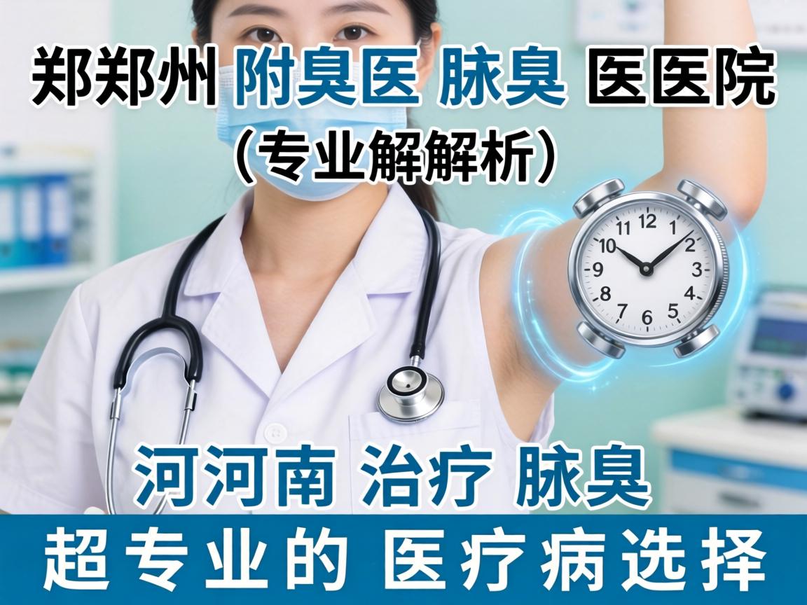 郑州附医腋臭医院专业解析，河南治疗腋臭超专业的医疗选择