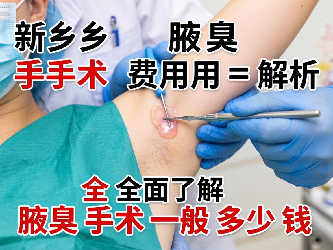 新乡腋臭手术费用解析,全面了解腋臭手术一般多少钱 新乡腋臭手术费用解析,全面了解腋臭手术一般多少钱
