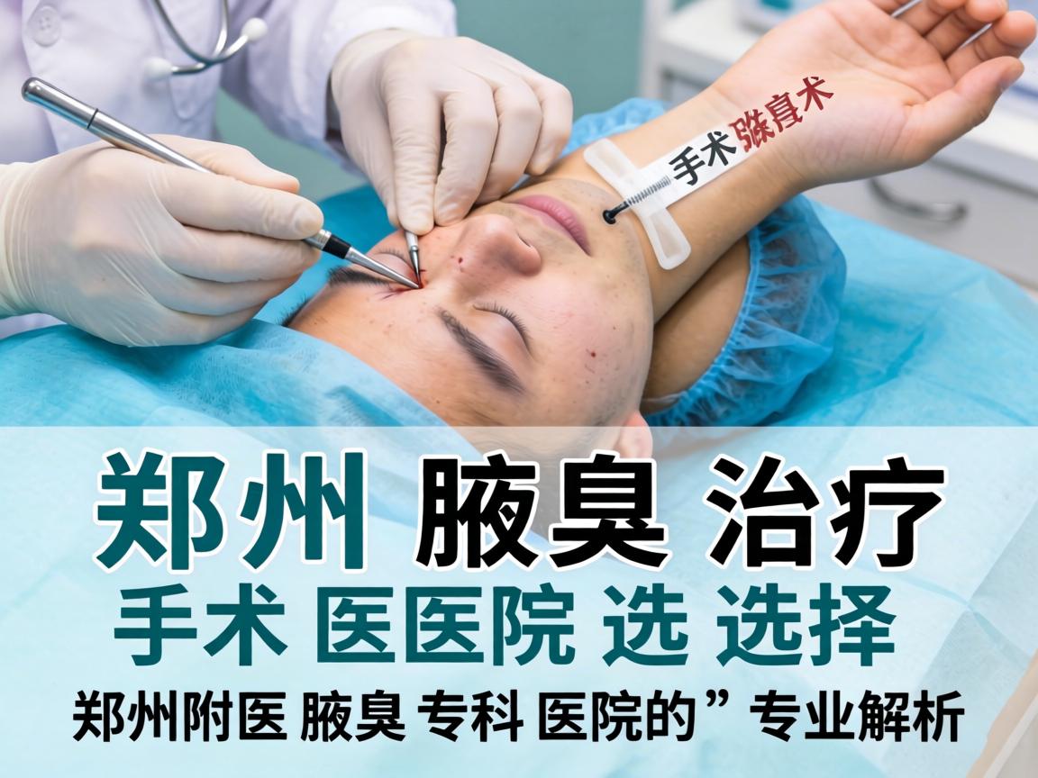 郑州腋臭治疗手术医院选择,郑州附医腋臭专科医院的专业解析 郑州腋臭治疗手术医院选择,郑州附医腋臭专科医院的专业解析