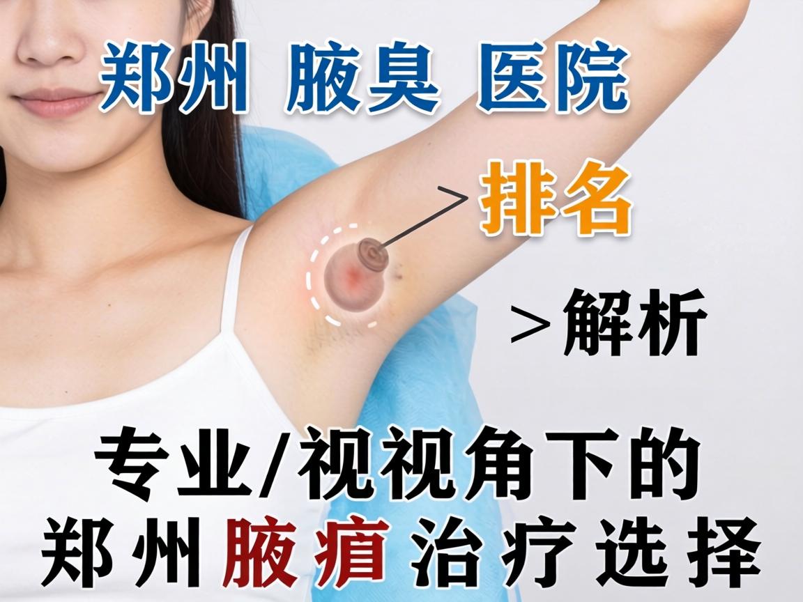 郑州腋臭医院排名解析,专业视角下的郑州腋臭治疗选择 郑州腋臭医院排名解析,专业视角下的郑州腋臭治疗选择