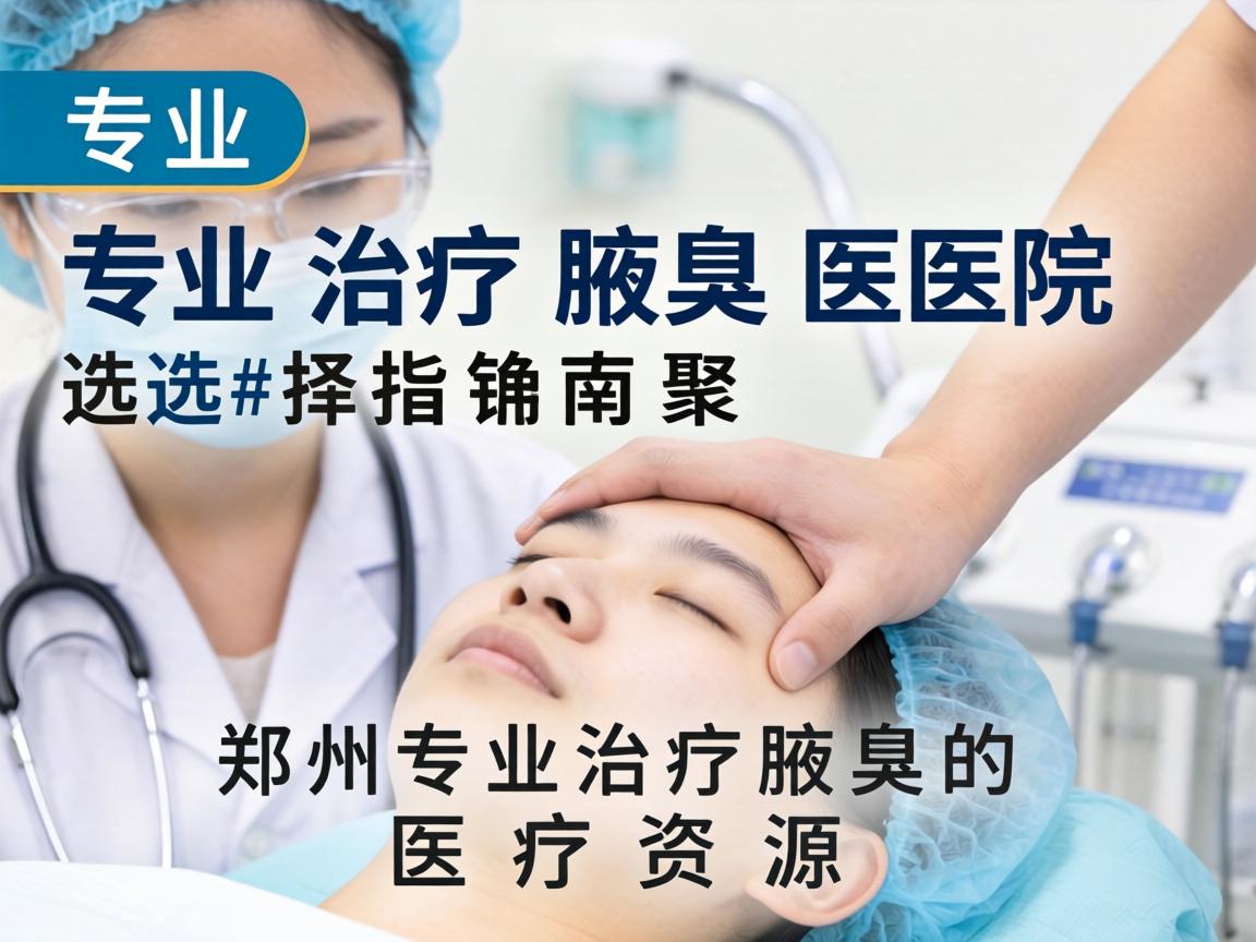 专业治疗腋臭医院选择指南，聚焦郑州专业治疗腋臭的医疗资源