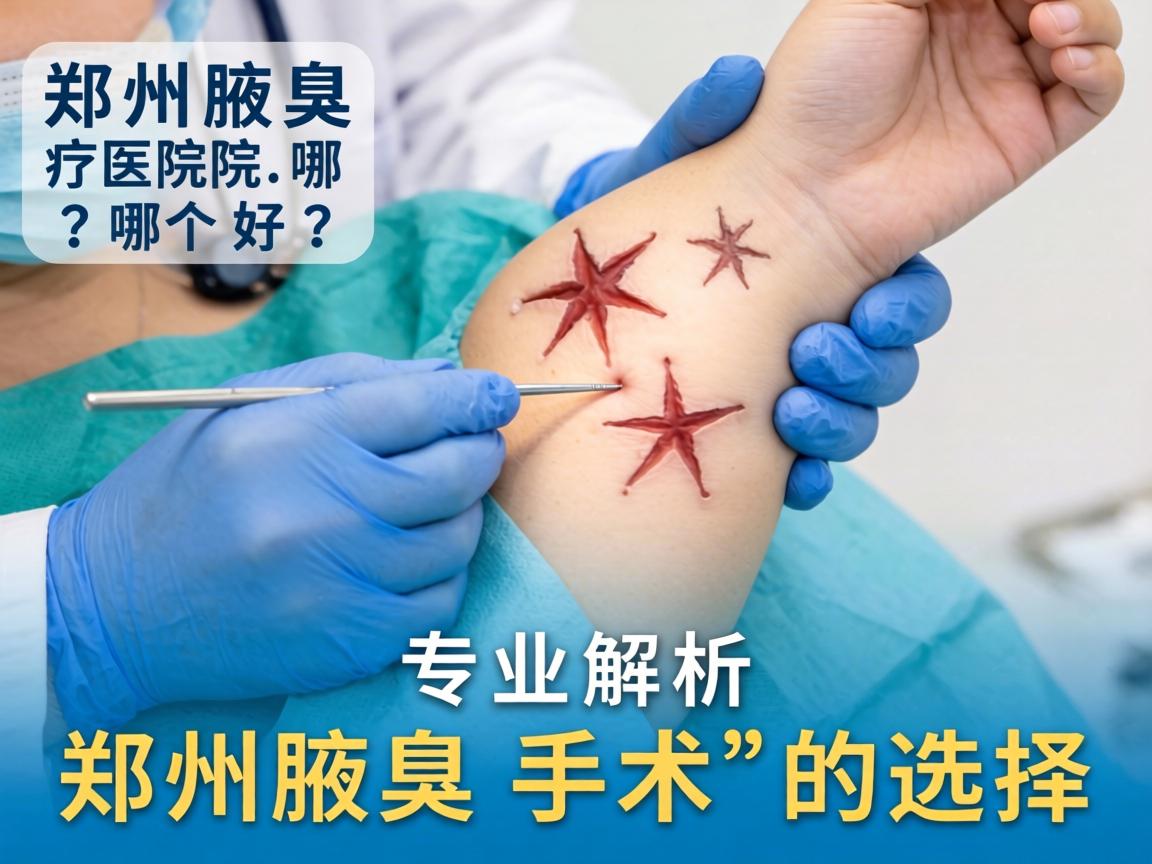 郑州腋臭手术医院哪个好？专业解析郑州腋臭手术的选择