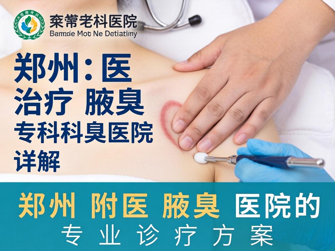 郑州治疗腋臭专科医院详解，郑州附医腋臭医院的专业诊疗方案