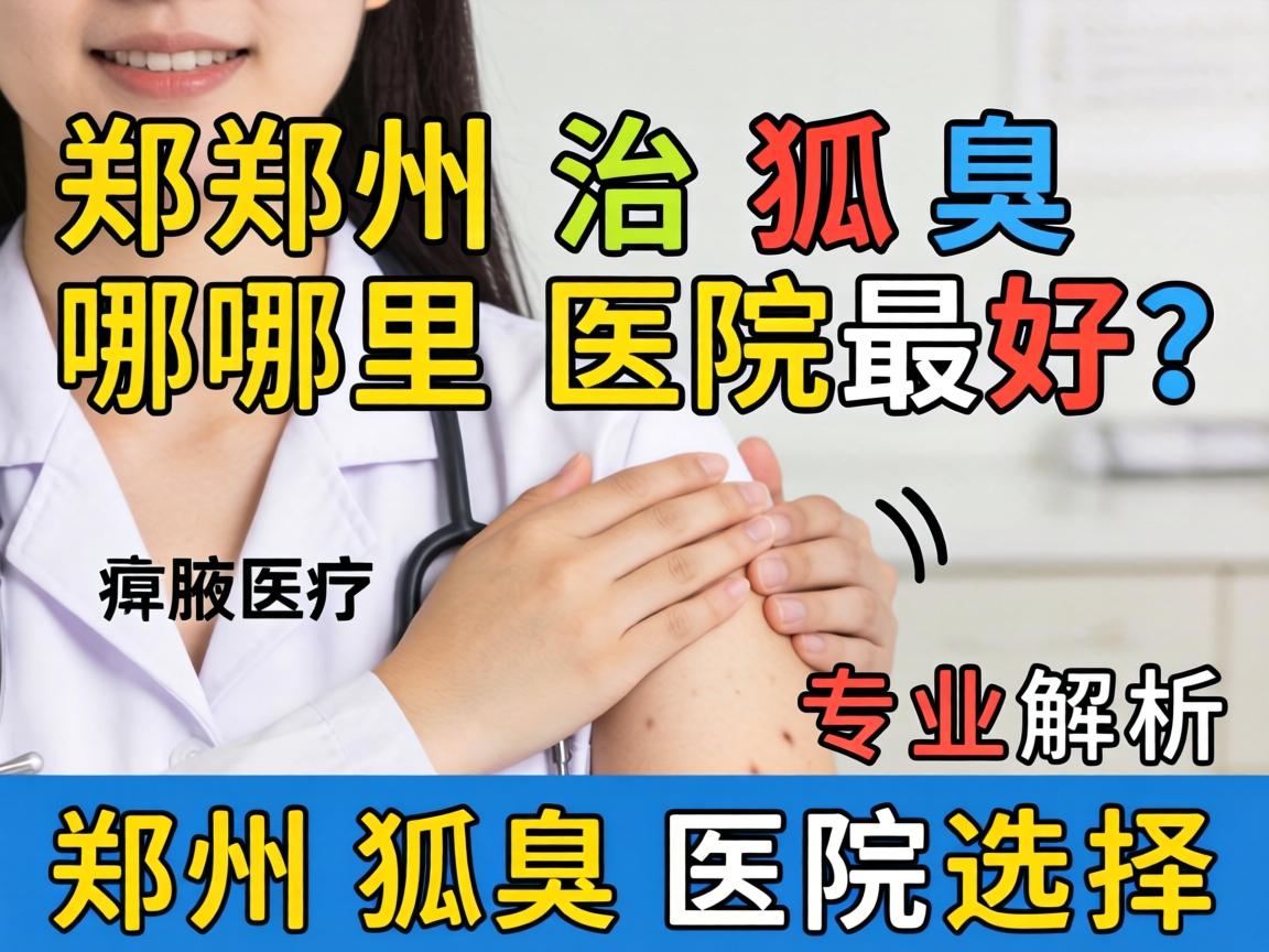 郑州治狐臭哪里医院最好？专业解析郑州狐臭医院选择