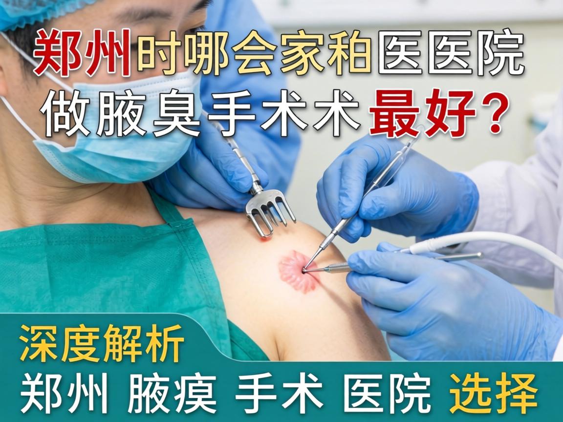 郑州哪家医院做腋臭手术最好?深度解析郑州腋臭手术医院选择 郑州哪家医院做腋臭手术最好?深度解析郑州腋臭手术医院选择
