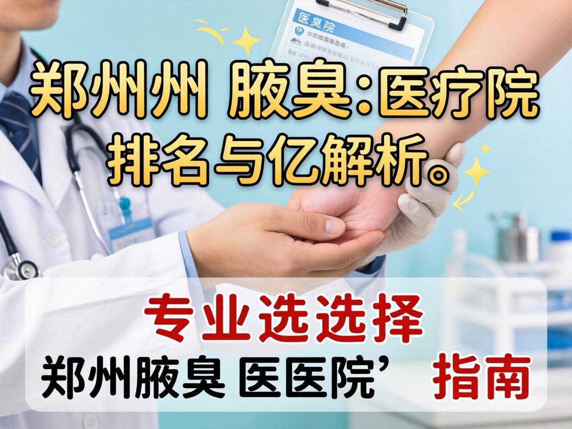 郑州腋臭医院排名解析,专业选择郑州腋臭医院的指南 郑州腋臭医院排名解析,专业选择郑州腋臭医院的指南