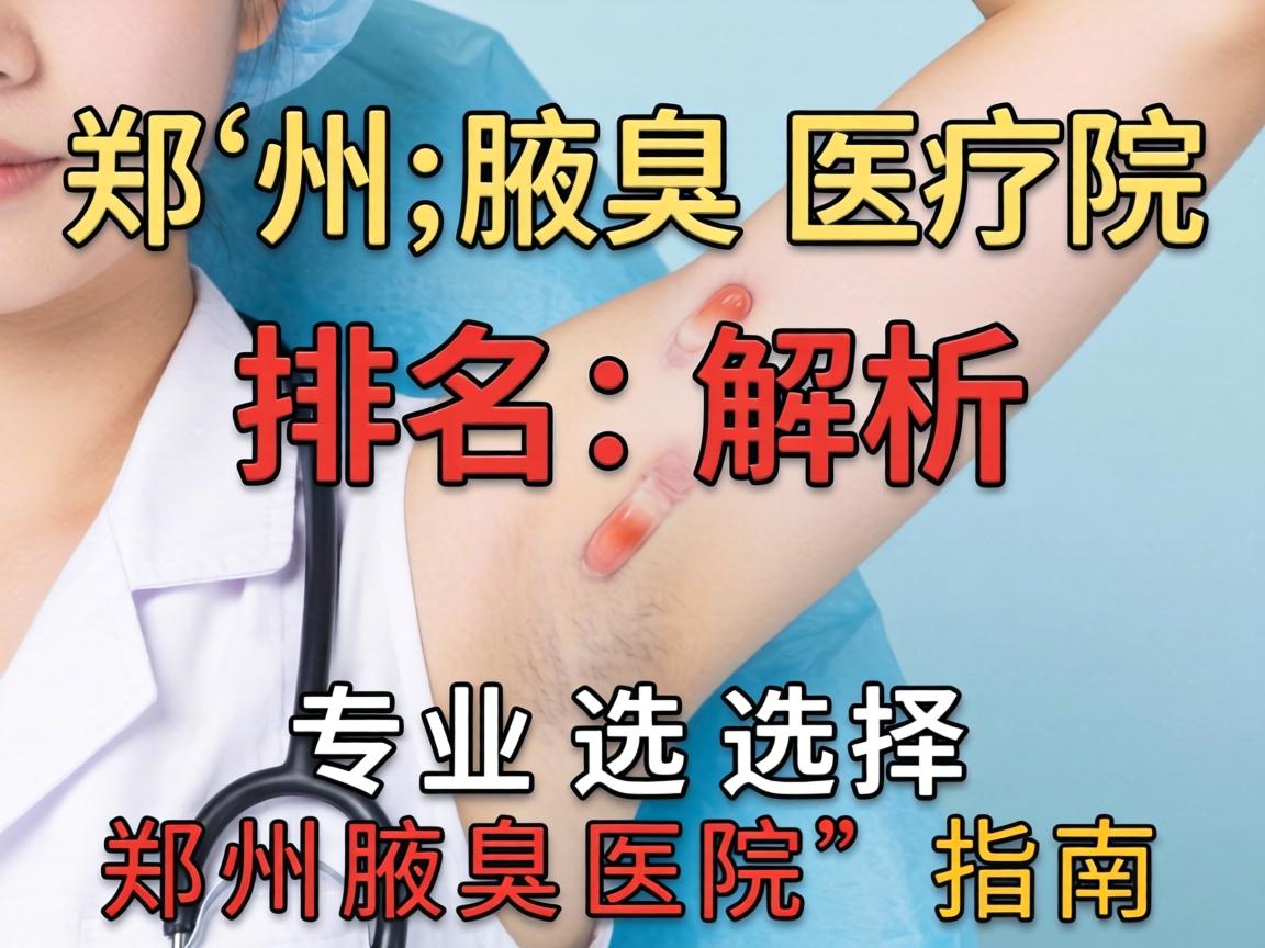 郑州腋臭医院排名解析,专业选择郑州腋臭医院的指南 郑州腋臭医院排名解析,专业选择郑州腋臭医院的指南