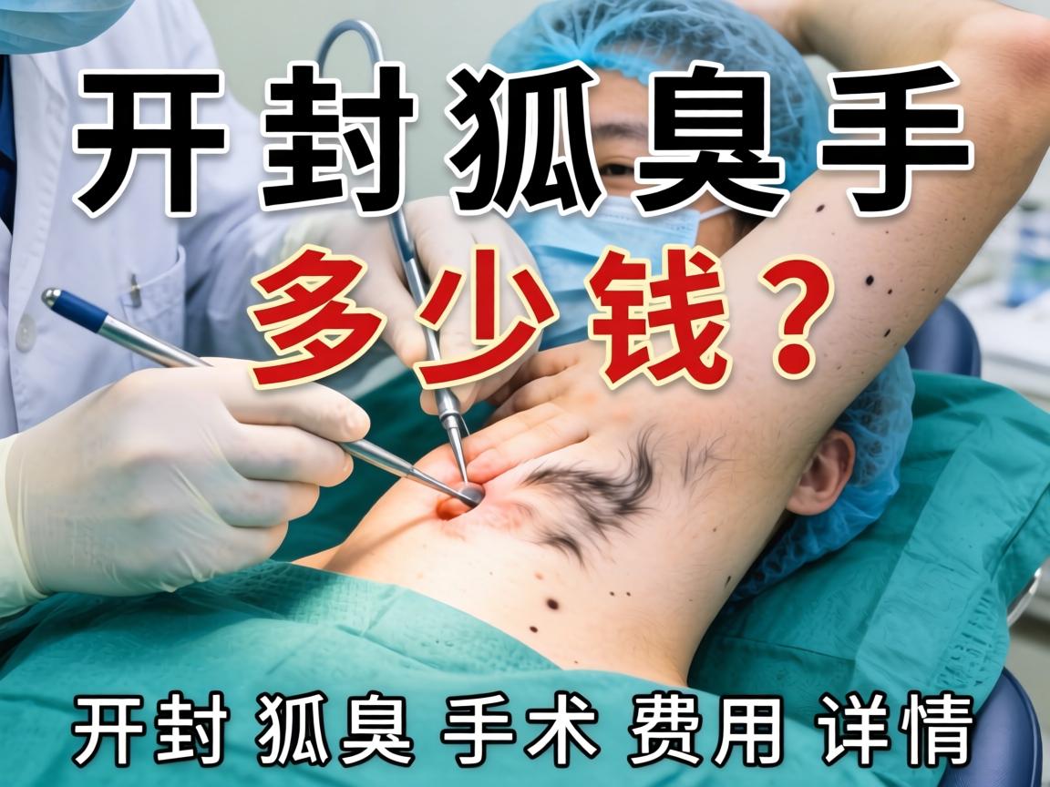 开封狐臭手术多少钱？解析开封狐臭手术费用详情