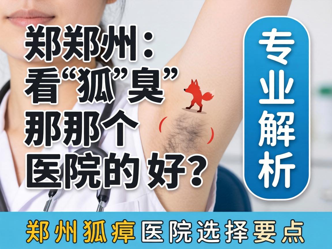 郑州看狐臭那个医院好？专业解析郑州狐臭医院选择要点