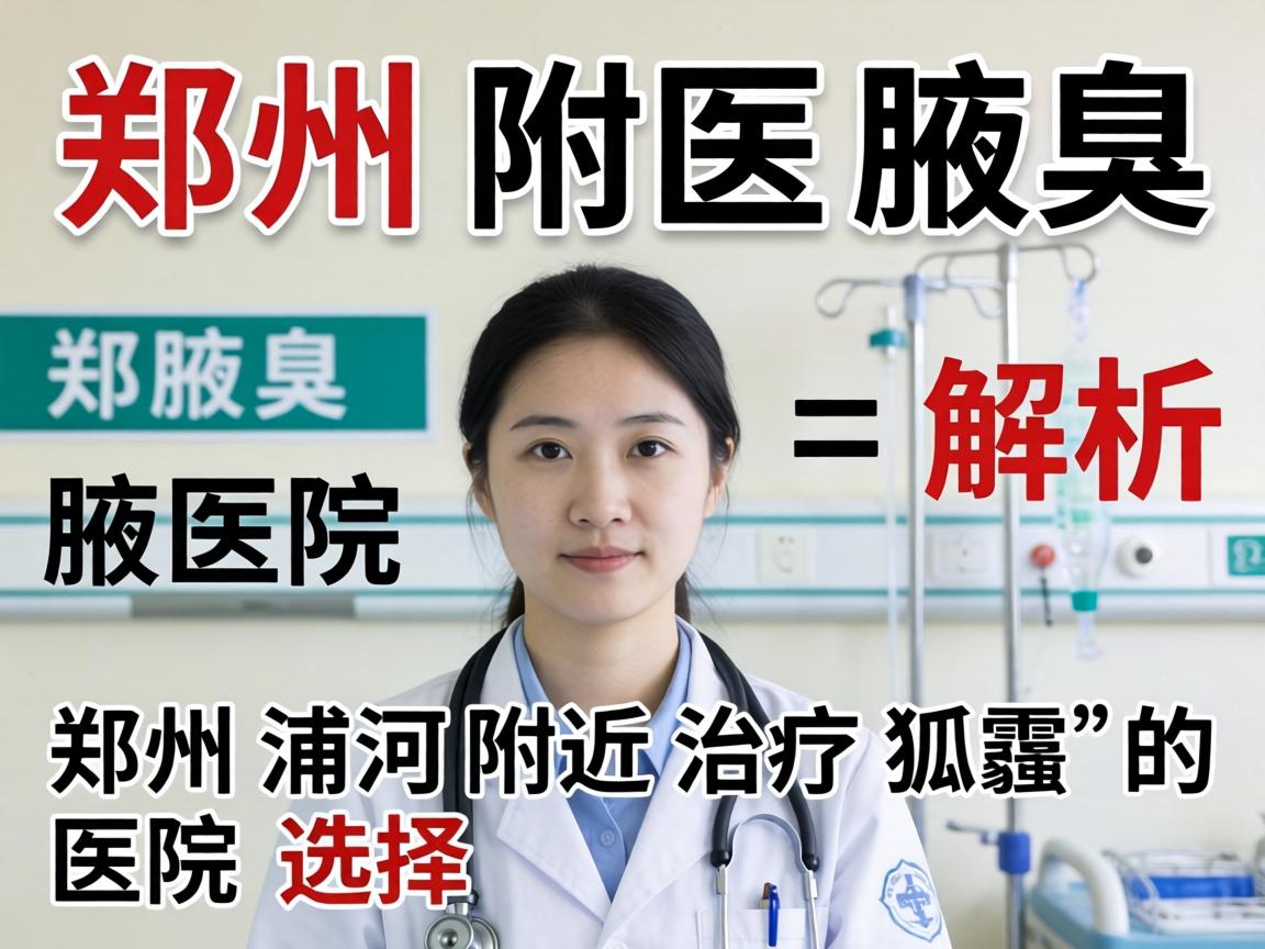郑州附医腋臭医院解析，在郑州浦江附近治疗狐臭的医院选择