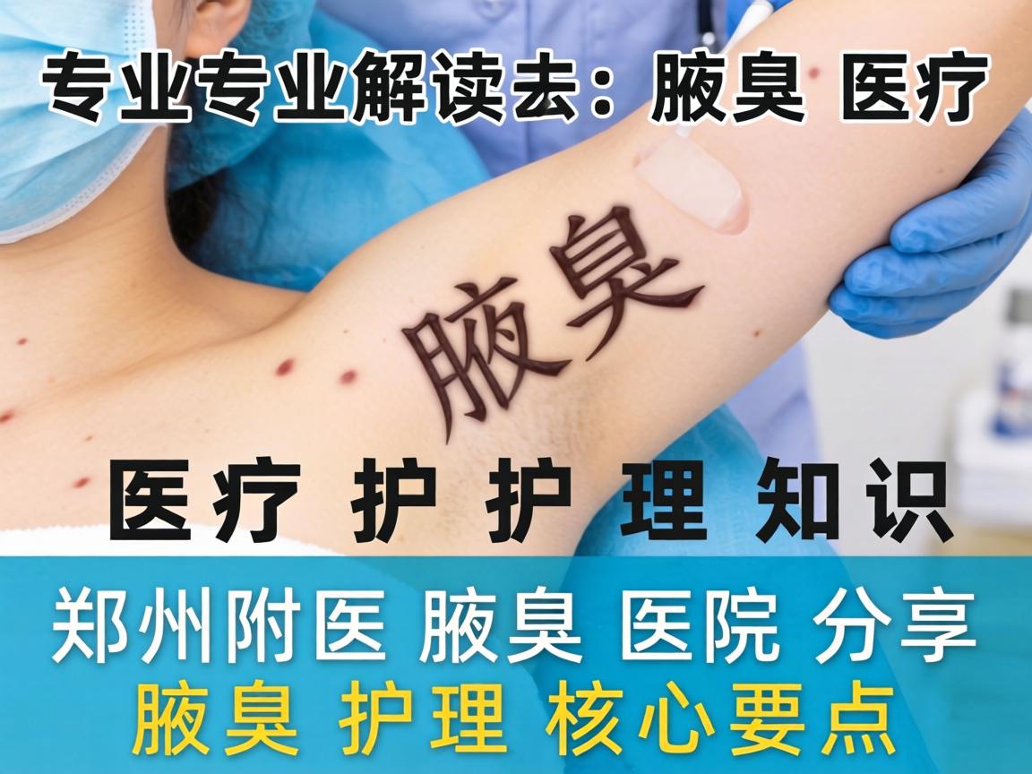 专业解读腋臭医疗护理知识，郑州附医腋臭医院分享腋臭护理核心要点