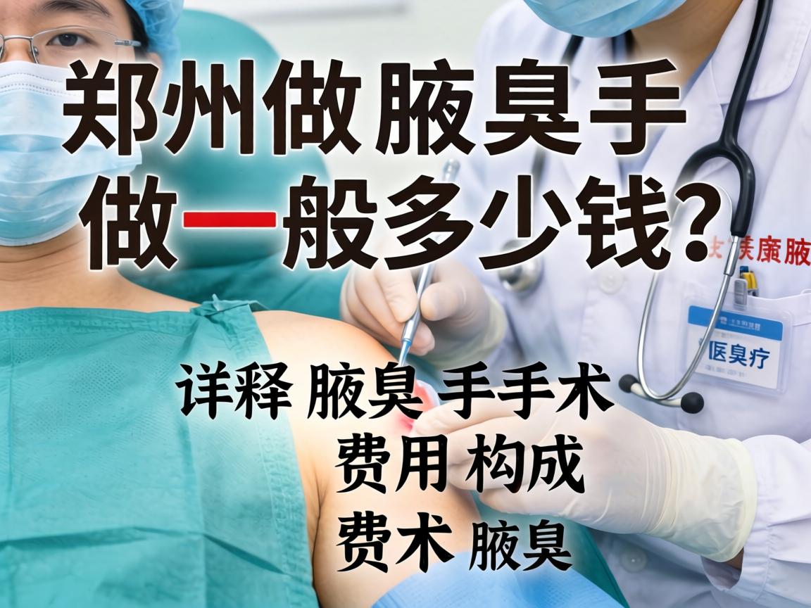 郑州做腋臭手术一般多少钱?详解腋臭手术费用构成 郑州做腋臭手术一般多少钱?详解腋臭手术费用构成