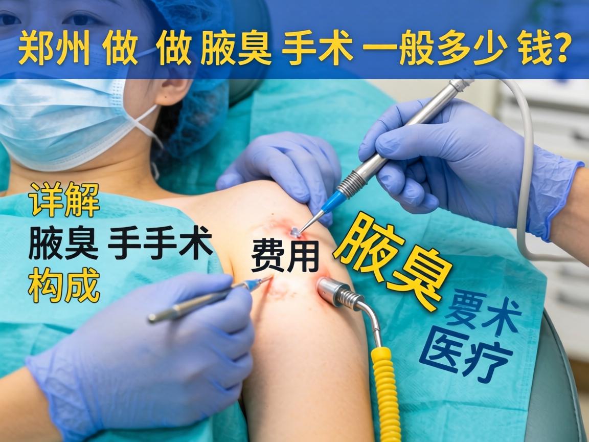 郑州做腋臭手术一般多少钱?详解腋臭手术费用构成 郑州做腋臭手术一般多少钱?详解腋臭手术费用构成