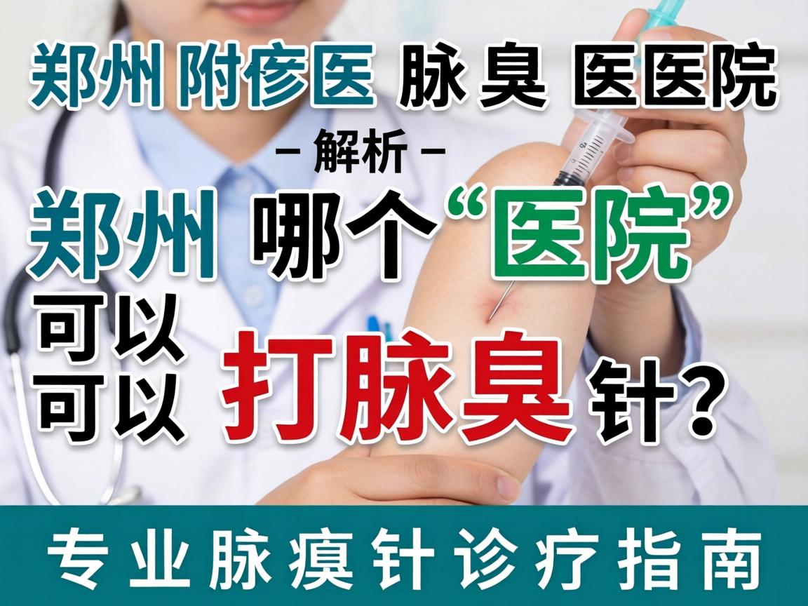 郑州附医腋臭医院解析，郑州哪个医院可以打腋臭针？专业腋臭针诊疗指南