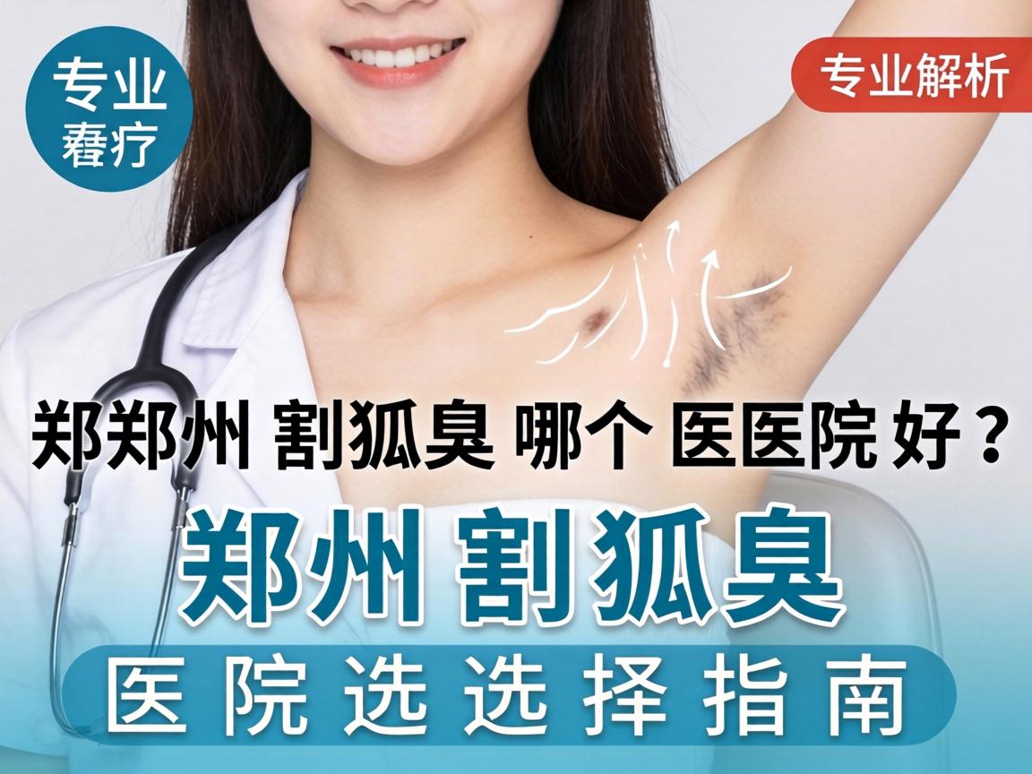 专业解析，郑州割狐臭哪个医院好？郑州割狐臭医院选择指南