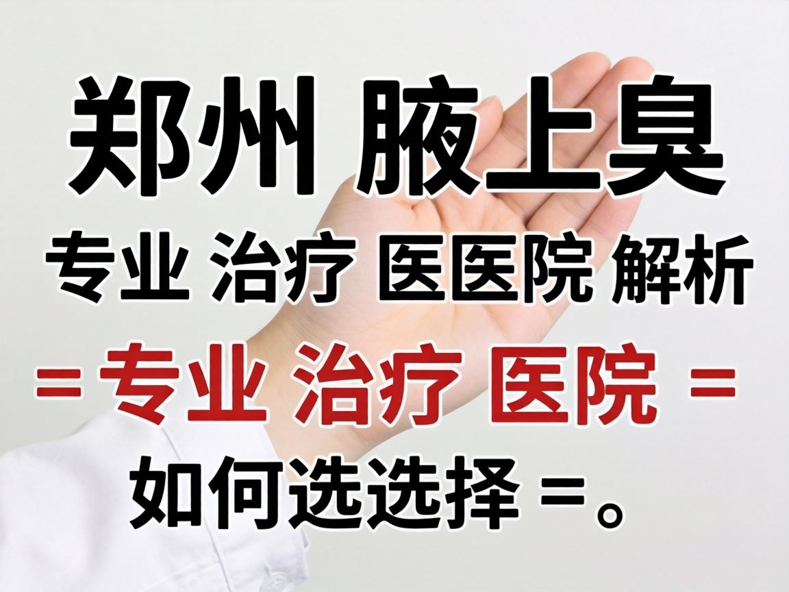 郑州腋臭专业治疗医院解析,专业治疗医院如何选择 郑州腋臭专业治疗医院解析,专业治疗医院如何选择