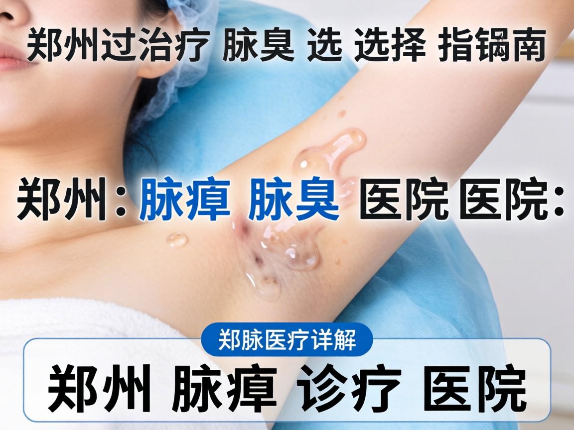 郑州治疗腋臭医院选择指南，详解郑州腋臭诊疗医院