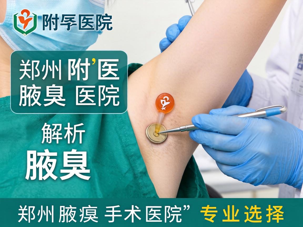郑州附医腋臭医院解析，郑州腋臭手术医院的专业选择