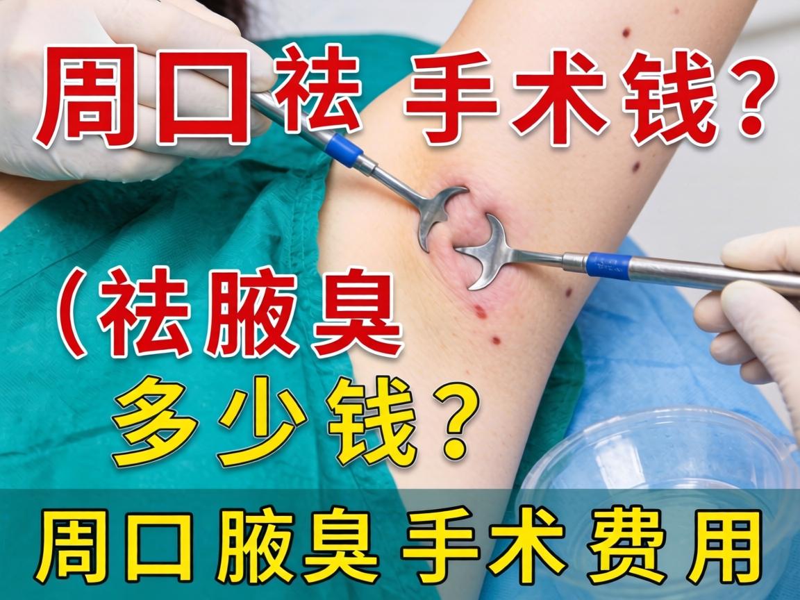 周口祛腋臭手术多少钱？详解周口腋臭手术费用