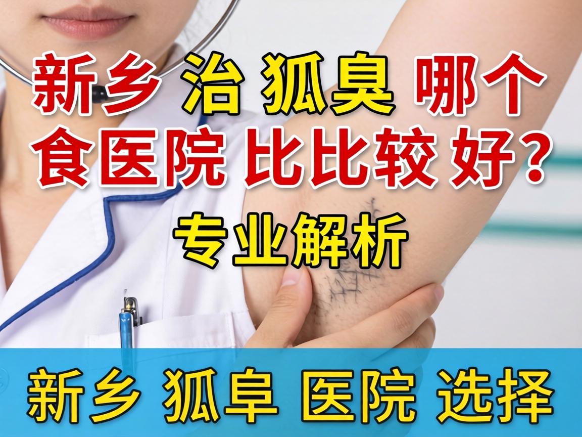 新乡治狐臭哪个医院比较好？专业解析新乡狐臭医院选择
