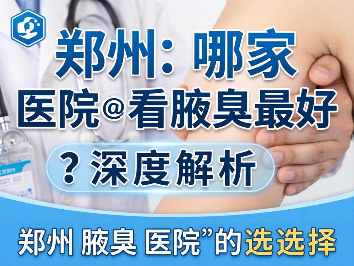 郑州哪家医院看腋臭最好？深度解析郑州腋臭医院的选择