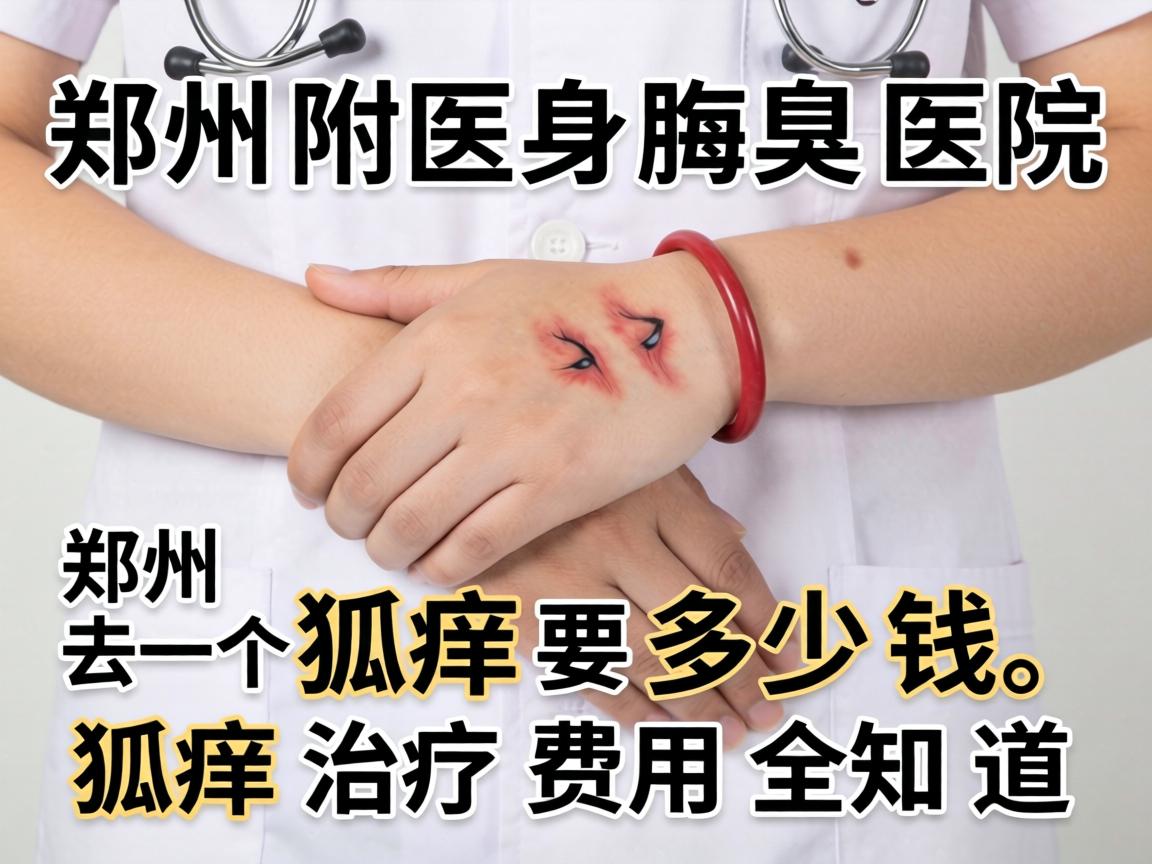 郑州附医腋臭医院解析，郑州去一个狐臭要多少钱，狐臭治疗费用全知道