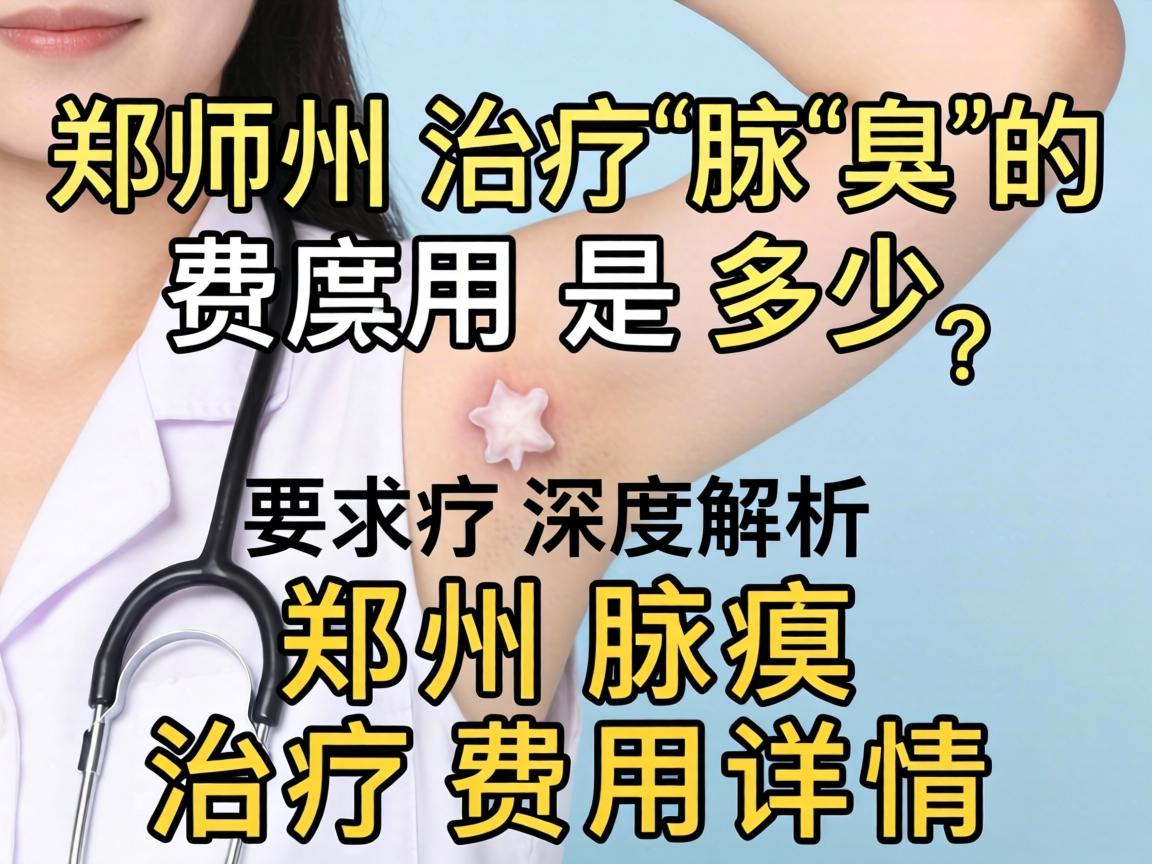 郑州治疗腋臭的费用是多少？深度解析郑州腋臭治疗费用详情