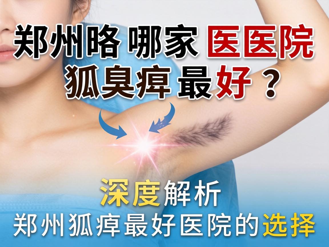 郑州哪家医院狐臭最好？深度解析郑州狐臭最好医院的选择