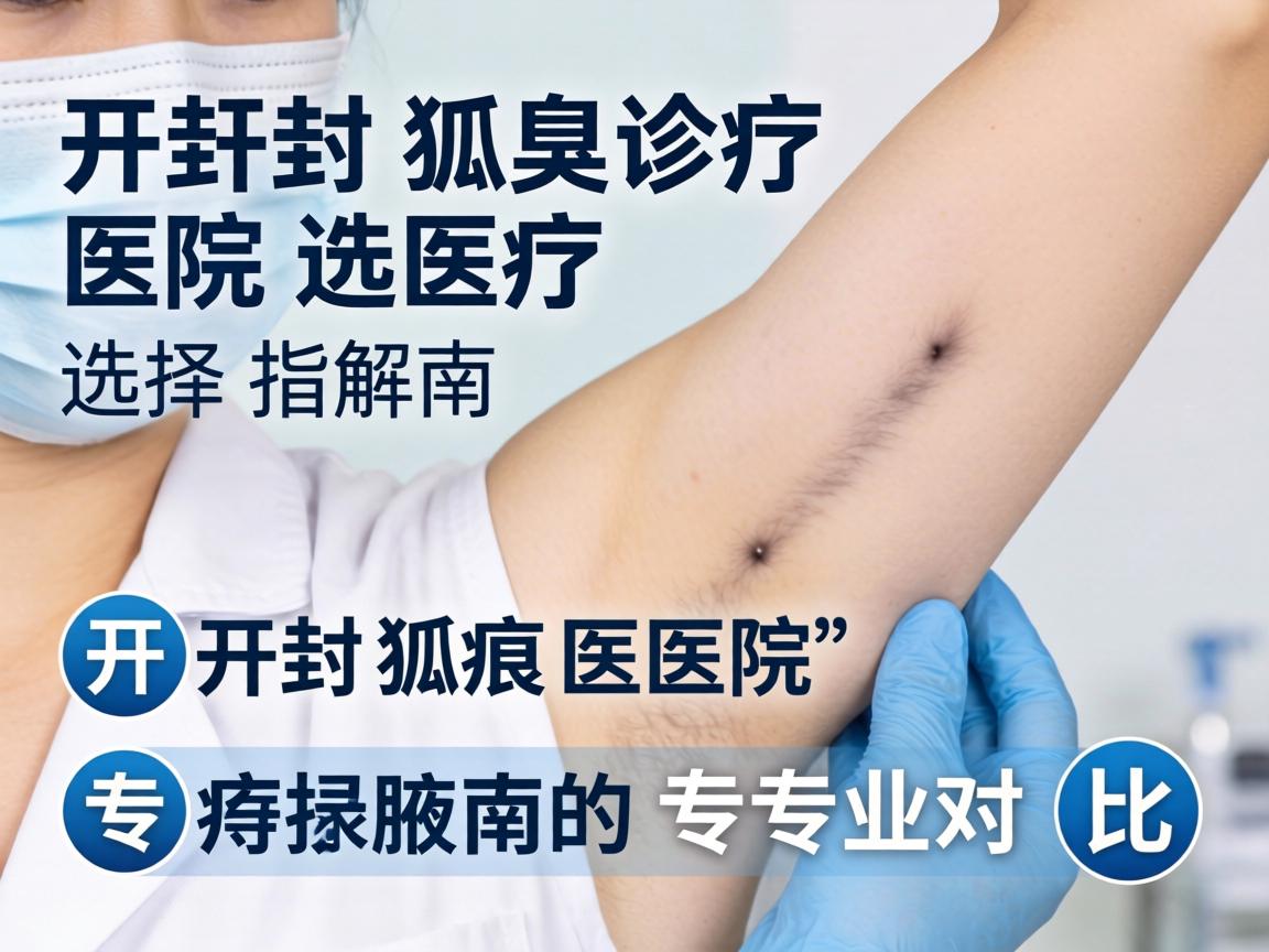 开封狐臭诊疗医院选择指南，详解开封狐臭医院的专业对比