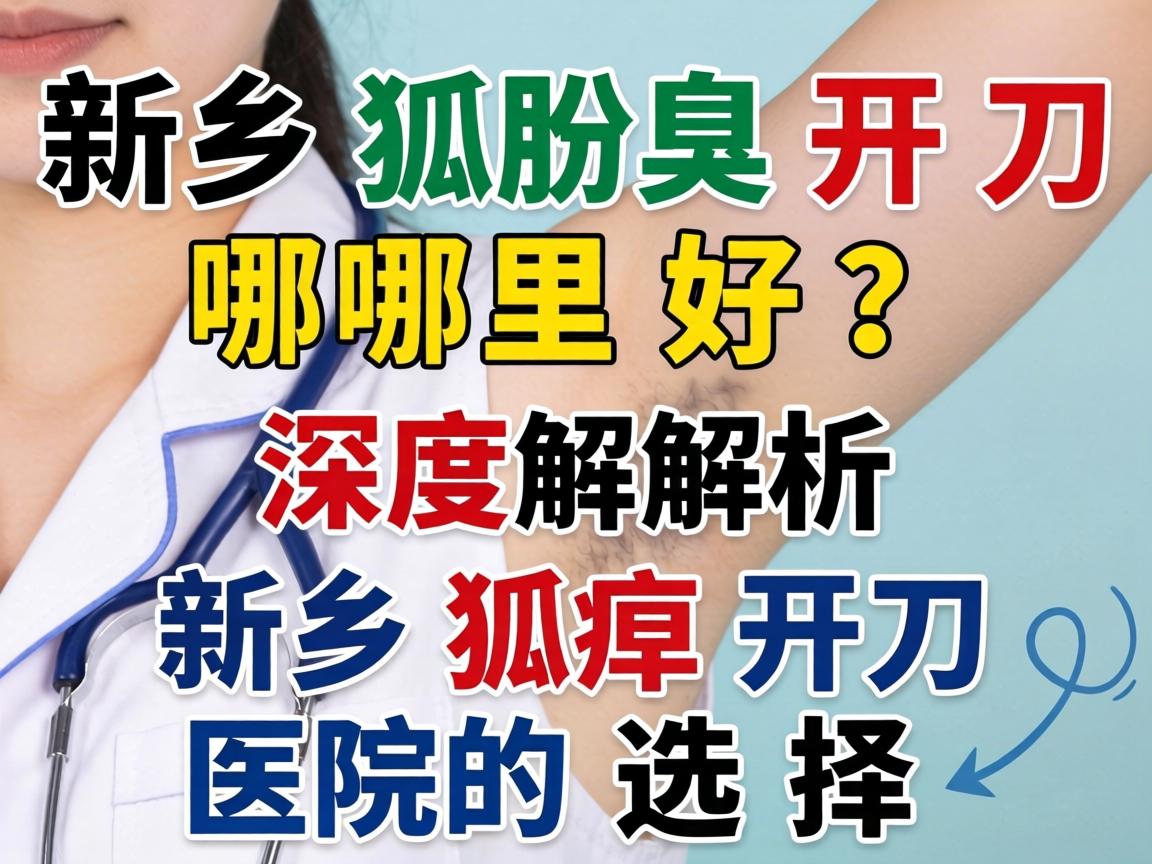 新乡狐臭开刀哪里好？深度解析新乡狐臭开刀医院的选择